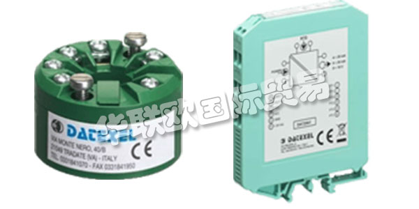 DATEXEL公司制造各種溫度變送器，頭戴式溫度變送器，信號轉換器，信號隔離器，跳閘放大器，熱電偶轉換器，電流信號調(diào)節(jié)器，回路供電指示器，信號分配器，分布式I/O模塊，用于PLC的A/D接口，跳閘放大器，電源，電流回路隔離器和回路供電數(shù)字指示器。下文為您介紹DATEXEL溫度變送器。